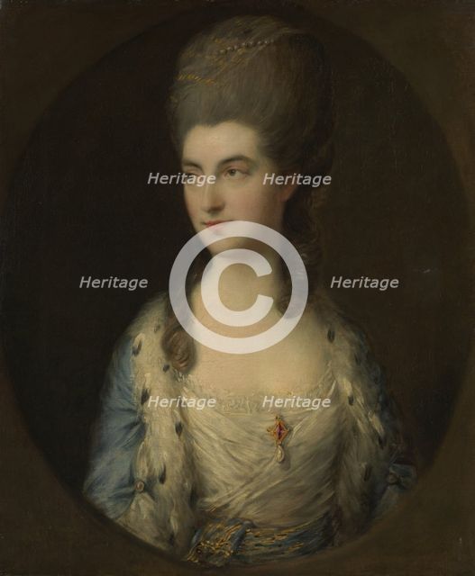 Portrait of a Young Woman, Called Miss Sparrow, 1770s. Creator: Thomas Gainsborough.
