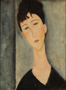 Portrait of a Young Woman. Creator: Modigliani, Amedeo (1884-1920)