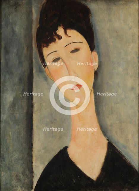 Portrait of a Young Woman. Creator: Modigliani, Amedeo (1884-1920).
