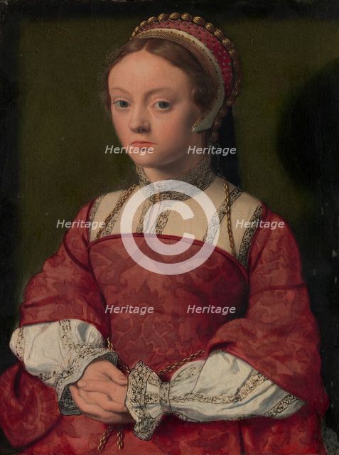 Portrait of a Young Woman. Creator: Netherlandish Painter (ca. 1535).