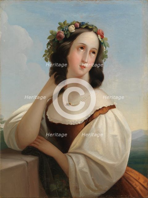 Portrait of a Young Woman. Creator: Berndt Godenhjelm.