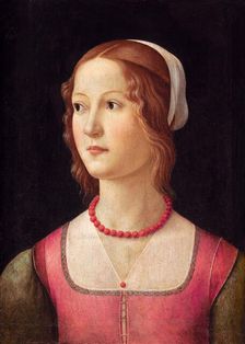Portrait of a Young Woman. Creator: Ghirlandaio, Domenico (1449-1494)