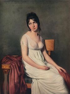 Portrait of a Young Woman in White 1798. Artist: Jacques-Louis David