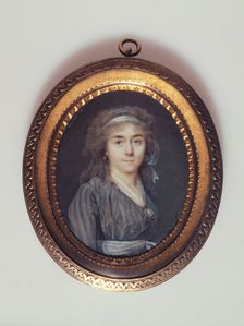 Portrait of a young woman in mourning, c1795. Creator: Marie Gabrielle Capet