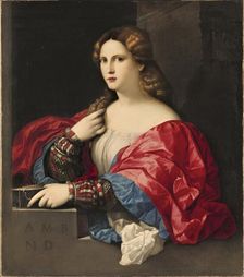 Portrait of a Young Woman Known as "La Bella", 1518. Creator: Jacopo Palma il Vecchio