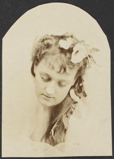 Portrait of a Young Woman, late 19th century. Creator: Unknown
