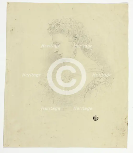 Portrait of a Young Woman, n.d. Creator: Unknown.