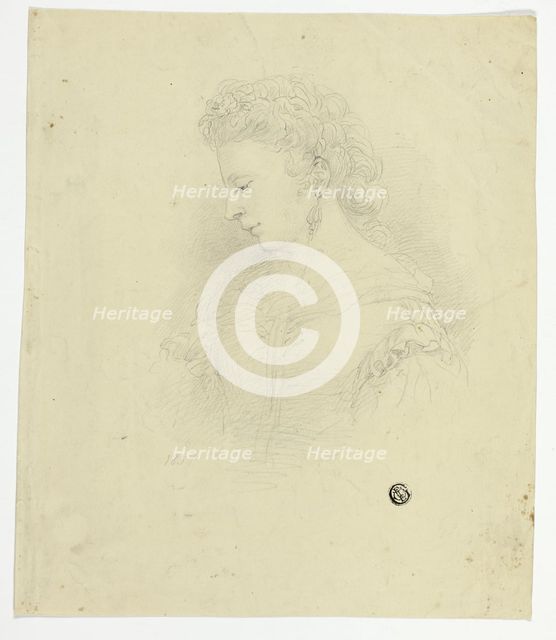 Portrait of a Young Woman, n.d. Creator: Unknown.