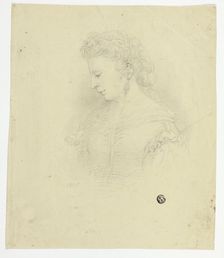 Portrait of a Young Woman, n.d. Creator: Unknown