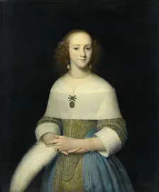 Portrait of a Young Woman (possibly Susanna Reael), 1656. Artist: Luttichuys, Isaack (1616-1673)