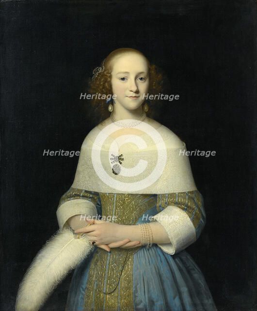 Portrait of a Young Woman (possibly Susanna Reael), 1656. Artist: Luttichuys, Isaack (1616-1673)
