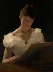 Portrait of a young Woman, probably 1899. Creator: Halfdan Egedius