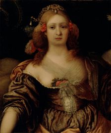 Portrait of a Young Woman, probably between 1650 and 1675. Creator: Workshop of Girolamo Forabosco