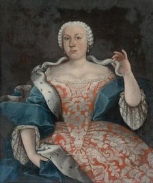 Portrait of a Young Zemianka, around 1740. Creator: Unknown