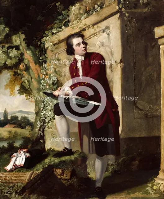 Portrait of a young artist, c1765. Creator: John Hamilton Mortimer.