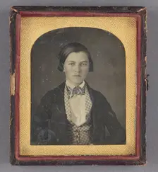 Portrait of a Young Boy, 1851-1853. Creator: John J Outley
