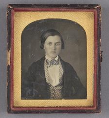 Portrait of a Young Boy, 1851-1853. Creator: John J Outley