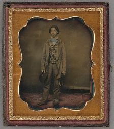 Portrait of a Young Black Man, about 1855. Creator: Unknown