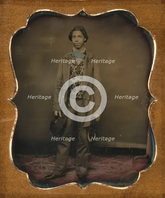 Portrait of a Young Black Man, about 1855. Creator: Unknown.