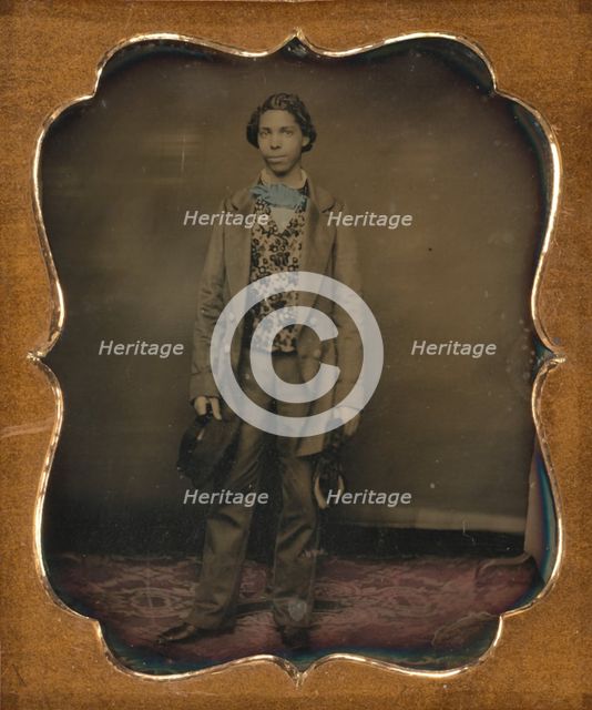 Portrait of a Young Black Man, about 1855. Creator: Unknown.