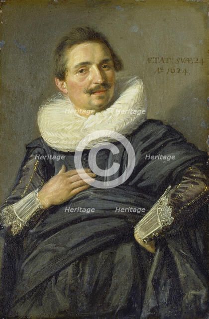 Portrait of a Young Cavalier, 1624. Creator: Workshop of Frans Hals.