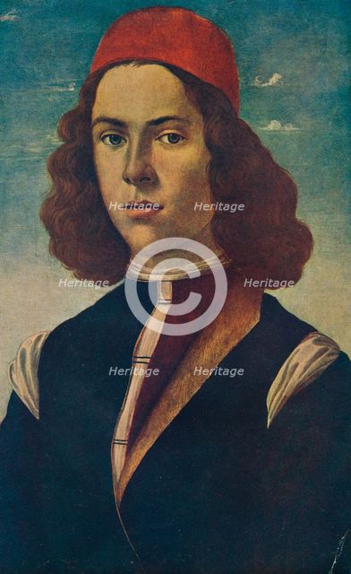 Portrait of a Young Florentine Nobleman, c15th century, (1907). Artist: Sandro Botticelli