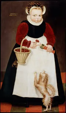 Portrait of a young girl 1584. Creator: Bock, Hans, the Elder (ca. 1550-1623)