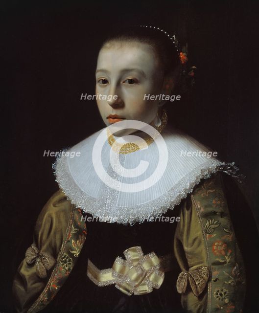 Portrait of a Young Girl, 1633/35. Creator: Pieter Dubordieu.