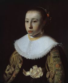 Portrait of a Young Girl, 1633/35. Creator: Pieter Dubordieu