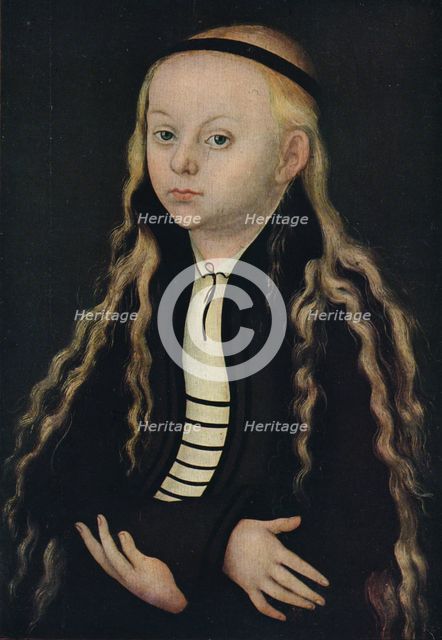'Portrait of a Young Girl', 16th century, (1939). Artist: Lucas Cranach the Elder.