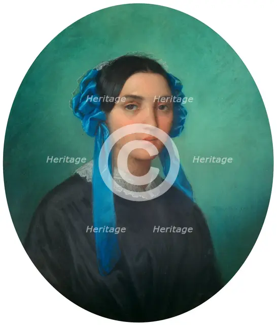 'Portrait of a Young Girl', 1843. Artist: Theophile Gautier