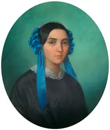 Portrait of a Young Girl 1843. Artist: Theophile Gautier