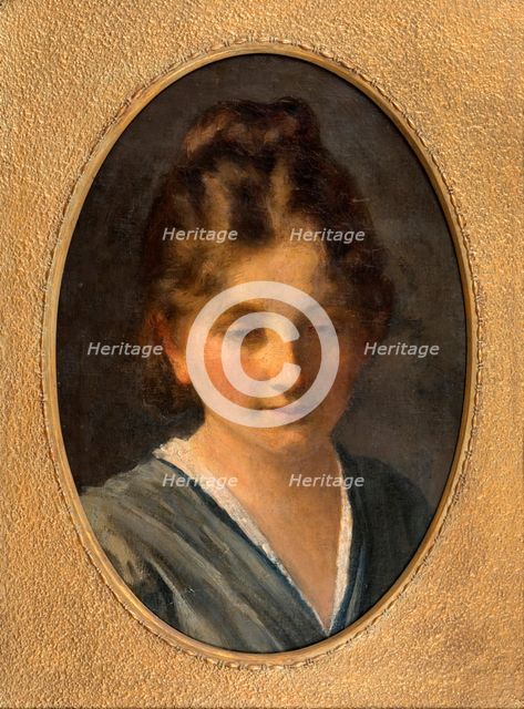 Portrait of a young girl, Miss Karen Poulsen, n.d., c1900. Creator: Frans Schwartz.