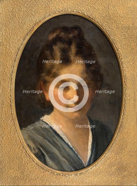 Portrait of a young girl, Miss Karen Poulsen, n.d., c1900. Creator: Frans Schwartz.