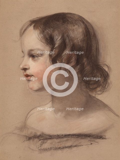 Portrait of a Young Girl, about 1840-1845. Creator: Edwin Henry Landseer.