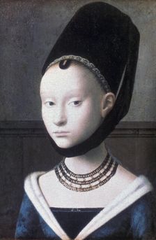 Portrait of a Young Girl c1460. Artist: Petrus Christus