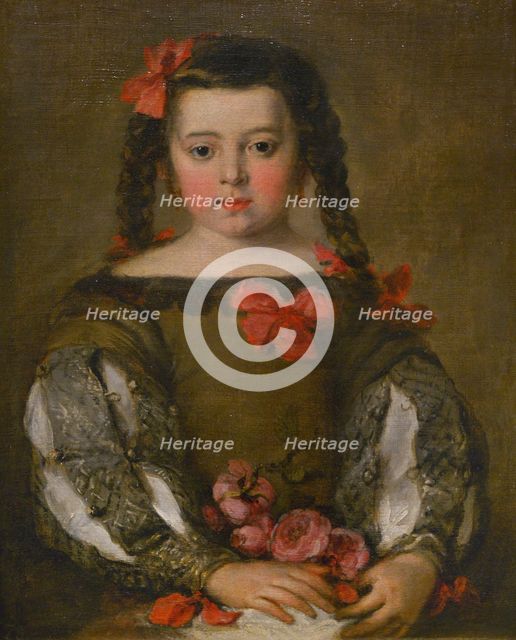 Portrait of a Young Girl, c1660.  Creator: Jose Antolinez.