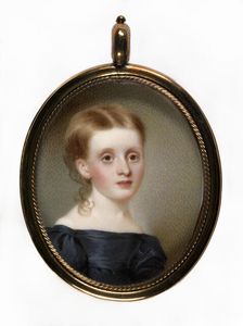 Portrait of a Young Girl, ca. 1830. Creator: Thomas Seir Cummings