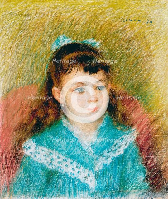 Portrait of a Young Girl (Elisabeth Maître), 1879. Artist: Renoir, Pierre Auguste (1841-1919)