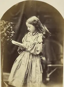 Portrait of a Young Girl Reading, about 1860. Creator: Oscar Gustav Rejlander