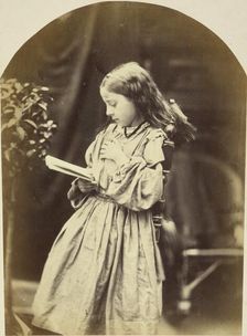 Portrait of a Young Girl Reading, about 1860. Creator: Oscar Gustav Rejlander