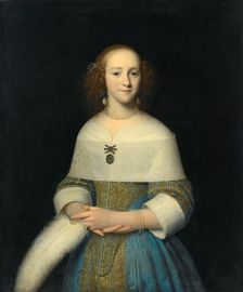 Portrait of a Young Lady, 1656. Creator: Isaack Luttichuijs