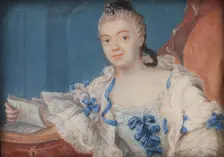 Portrait of a young lady, 1750-1760. Creator: Martin Scheffel