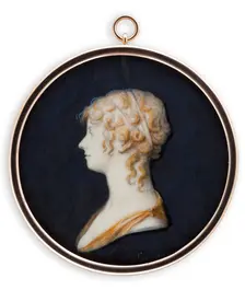 Portrait of a young lady, 1790-1890. Creator: Piat Joseph Sauvage