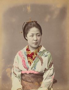 Portrait of a Young Lady, 1870s-1890s. Creator: Baron Raimund von Stillfried