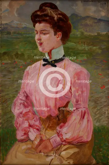 Portrait of a Young Lady, 1906. Creator: Jacek Malczewski.