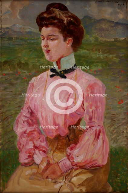 Portrait of a Young Lady, 1906. Creator: Jacek Malczewski.