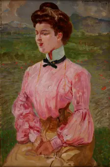 Portrait of a Young Lady, 1906. Creator: Jacek Malczewski
