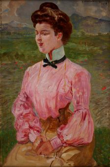Portrait of a Young Lady, 1906. Creator: Jacek Malczewski