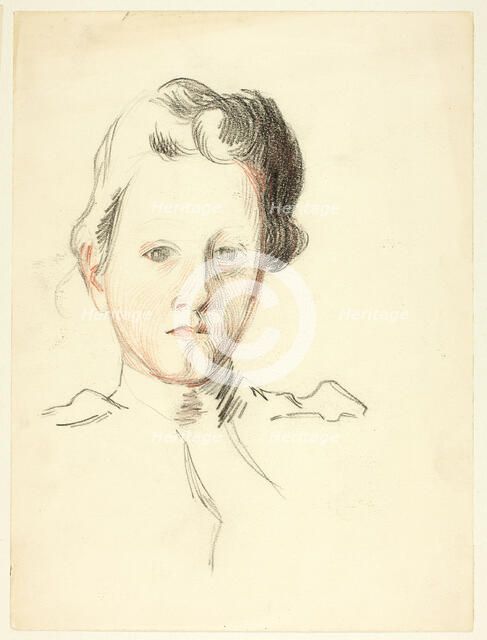 Portrait of a Young Lady, n.d. Creator: Philip William May.